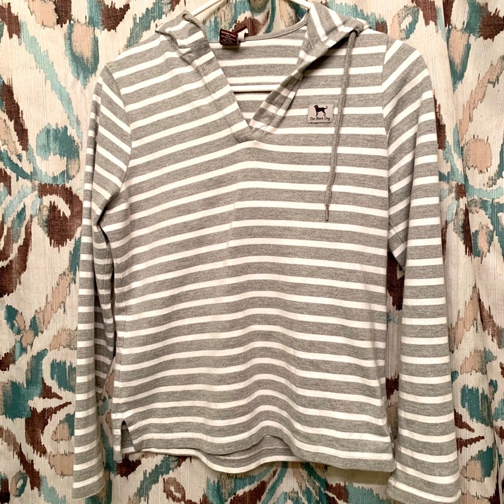 *Final Markdown* The Black Dog XS Striped Hoodie